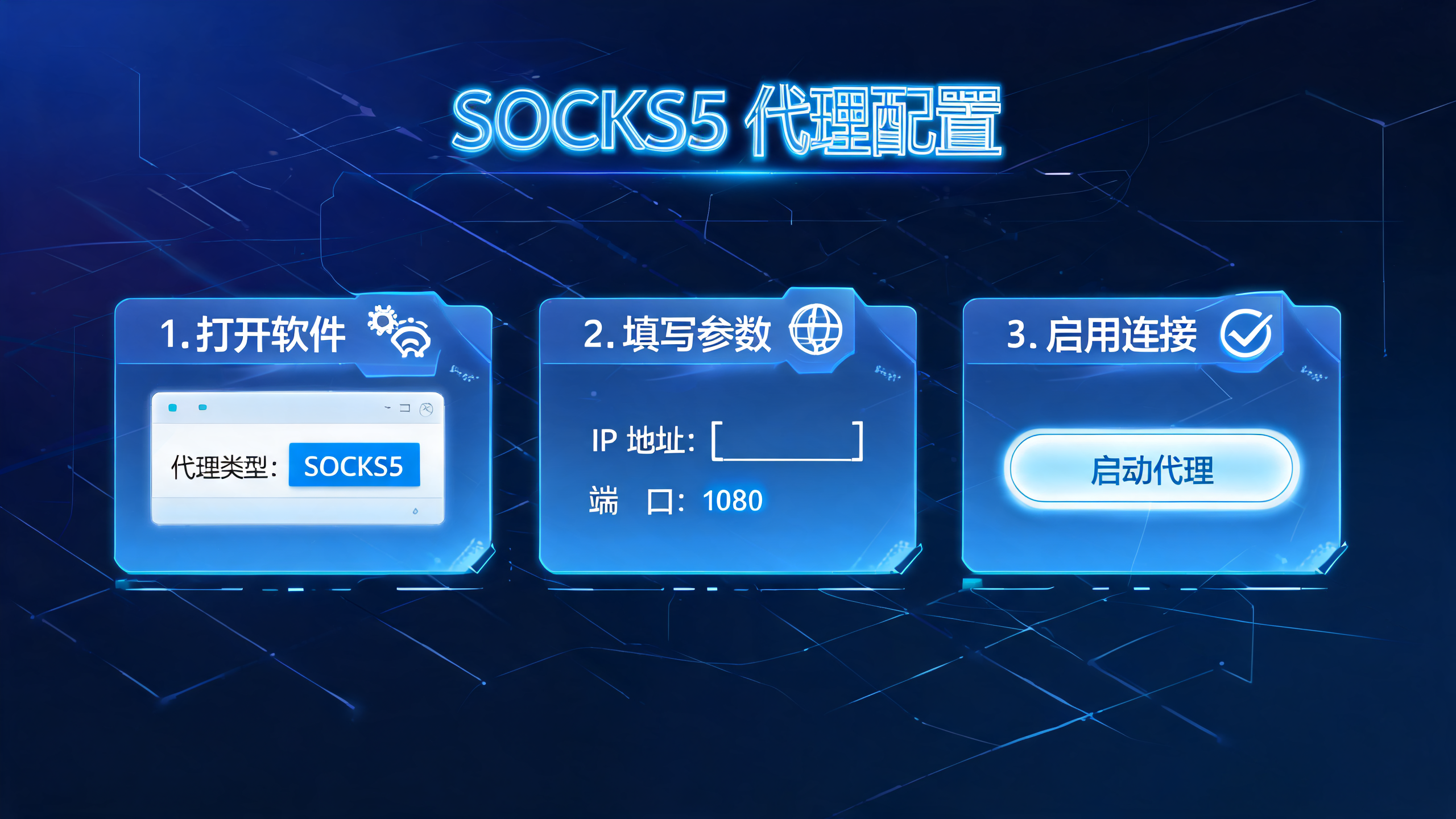 SOCKS5代理IP怎么配置软件？
